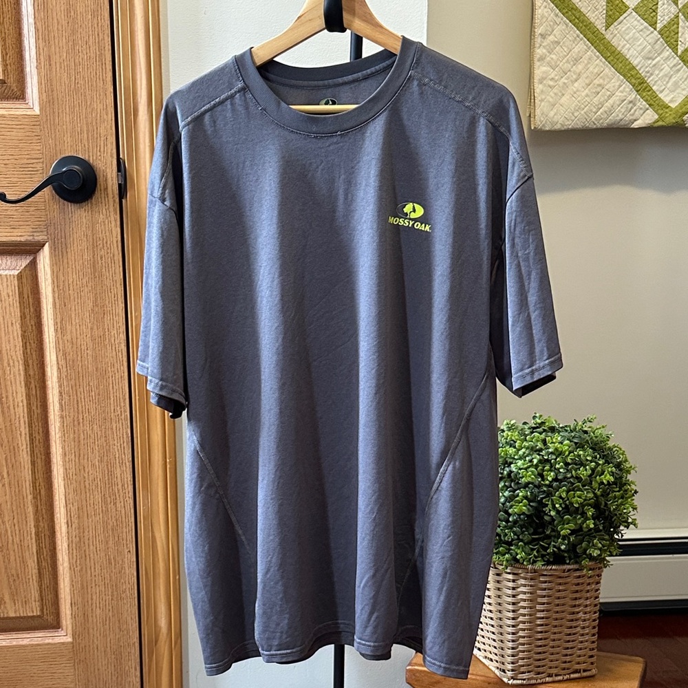 Mossy Oak Charcoal Short Sleeve Tee XXL